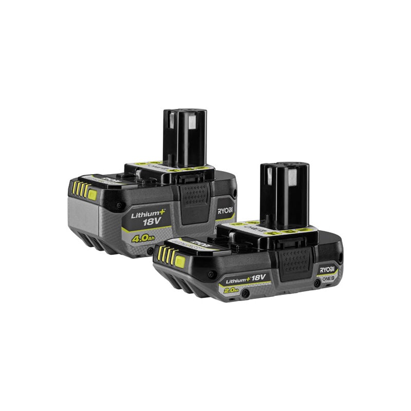 Ryobi ONE+ 4.0Ah & 2.0Ah Lithium+ Battery Dual Pack 18V RB18242X