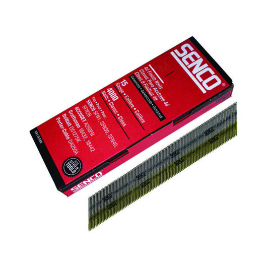 Chisel Smooth Brad Nails Galvanised 15G x 64mm (Pack 3000) SENDA25EAB - Senco