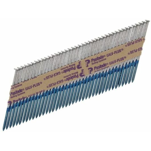 3.1 x 75mm IM360 Ring Nails Galv-Plus Finish Box of 2200 + 2 Fuel Cells - Paslode