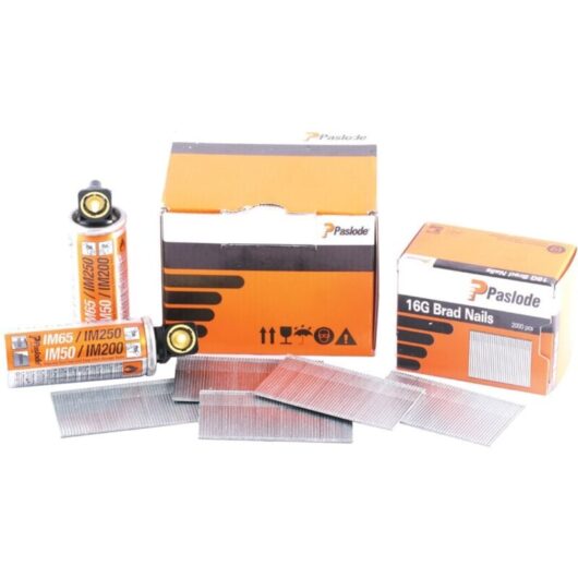 Brad Nail Fuel Pack F16 x 25mm Galv Qty 2,000 - Paslode