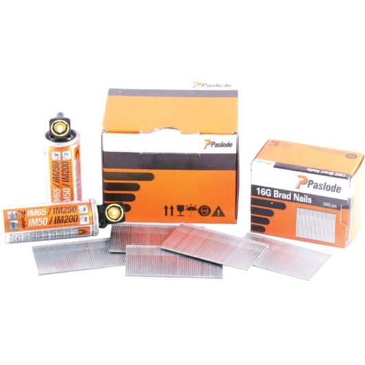 Brad Nail Fuel Pack F16 x 45mm Galv Qty 2,000 - Paslode