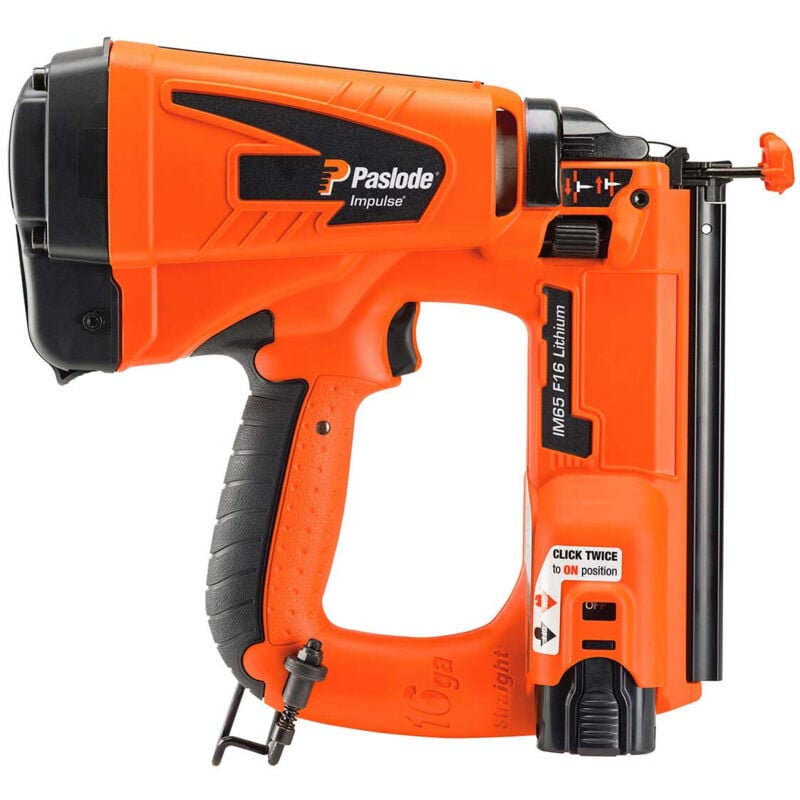 013323 IM65 F16 Lithium 16 Gauge Straight Brad Nailer 1 x 2.1Ah Li-ion - Paslode