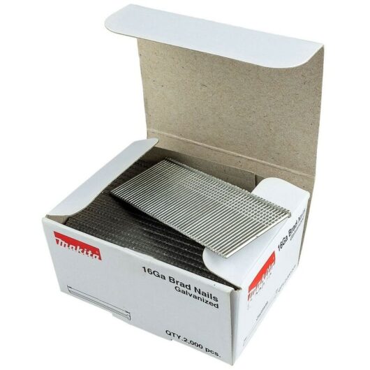 Makita F-33964 1mm X 38mm Galvanised 16 Gauge Brads 2000 Pieces DBN600 AF601