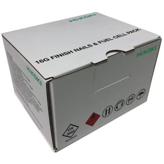 Second Fix Straight Nail 40mm & Fuel (Pack 2500) - Hikoki