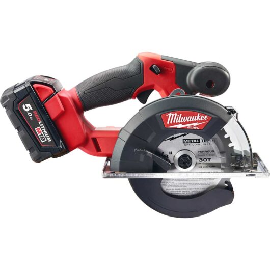 Milwaukee M18 FMCS Fuel 18v Cordless Brushless Metal Cutting Circular Saw 150mm 2 x 5ah Li-ion Battery Charger Case