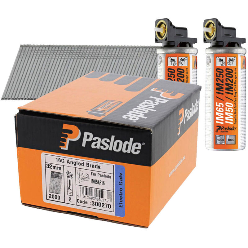 Paslode 300270 32mm angled brads IM65A