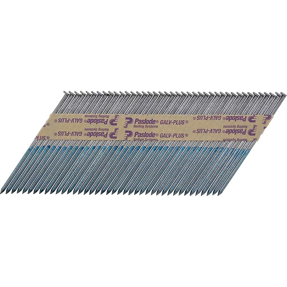 Paslode IM360CI Galvanised+ Smooth Collated Nails and Gas 90mm Pack of 2200